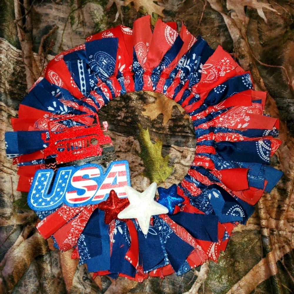 Patriotic wreath